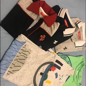 Ferrari, Armani, Lacoste